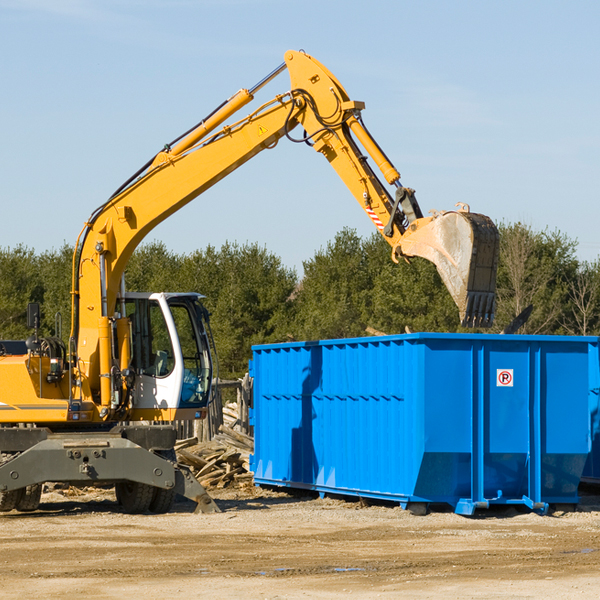 can i choose the location where the residential dumpster will be placed in Woodstock Minnesota